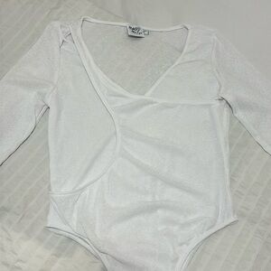 Princess Polly White Bodysuit (size 8)